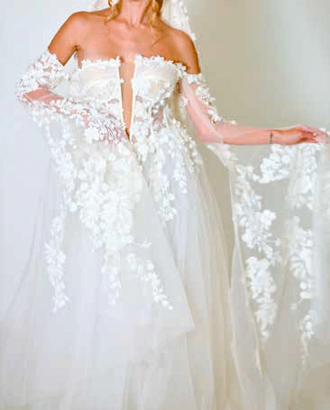 Rose Ombre Satin Mini Dress - Alternate View